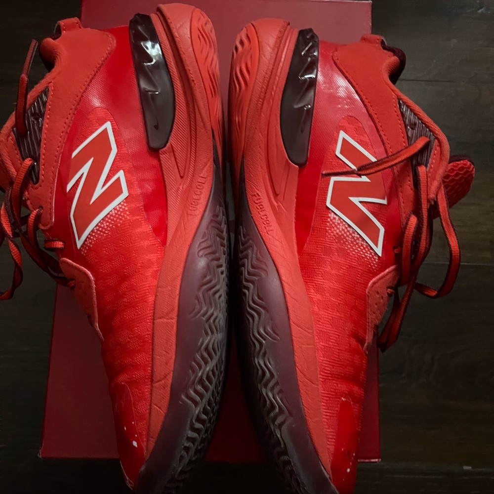 New Balance Men's Bold Red Athletic Shoes